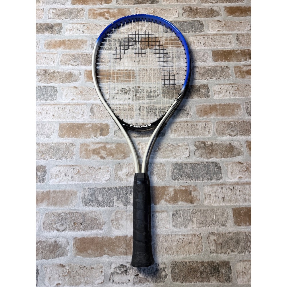 HEAD‎ Ti.Conquest Titanium Tennis Racket Blue White 4 3/8 Grip L3 Nano Titanium
